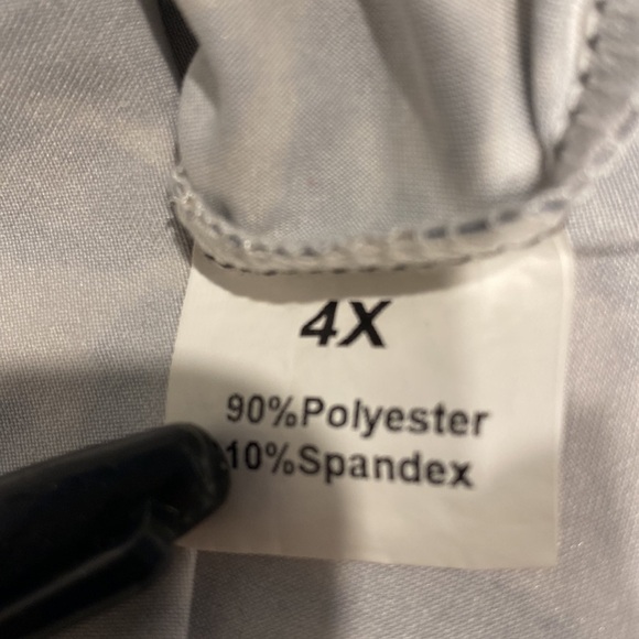 M womens Allgrace casual stretch long sleeve animal print plus size top 4X - Picture 4 of 4